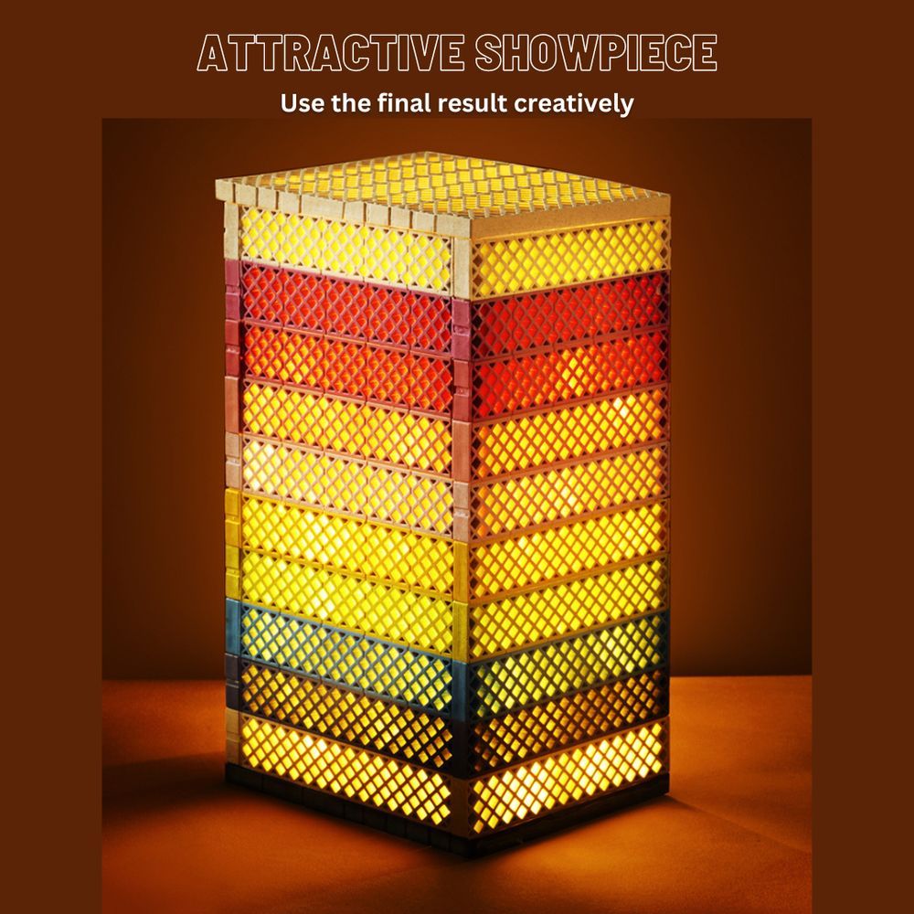 Mideer - Archimedes Blocks - Warm Color Palette