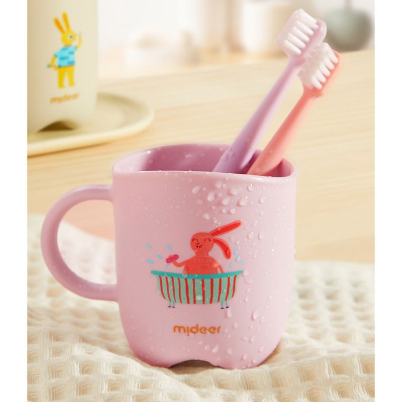 Mideer - Baby Toothbrush Cup - Pink