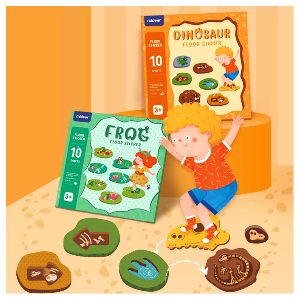 Mideer - Hopscotch Sticker Set - Dinosaurs