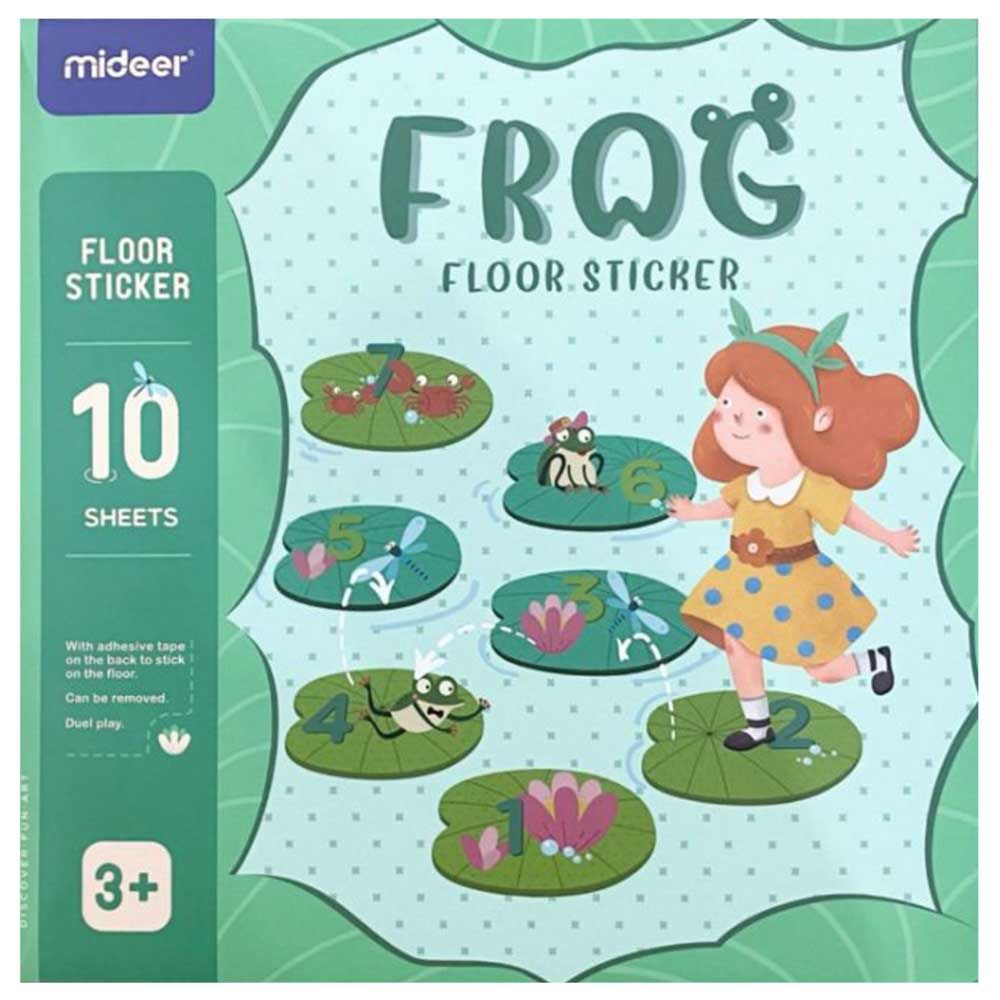 Mideer - Hopscotch Sticker Set - Frog