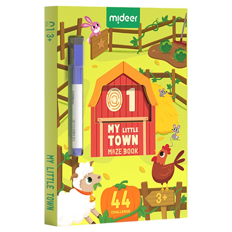 Mideer - My Little Town Maze Book 