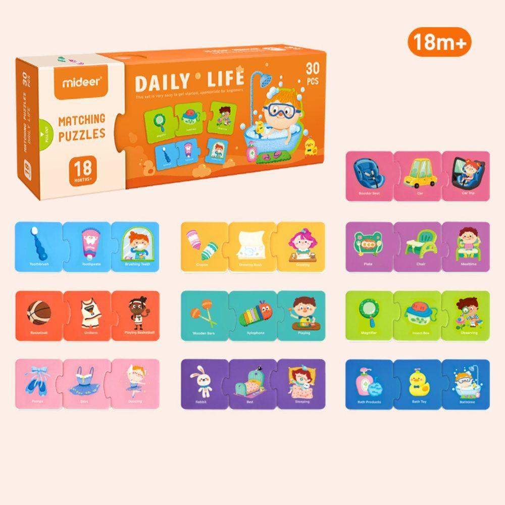 Mideer - Matching Puzzle - Daily Life