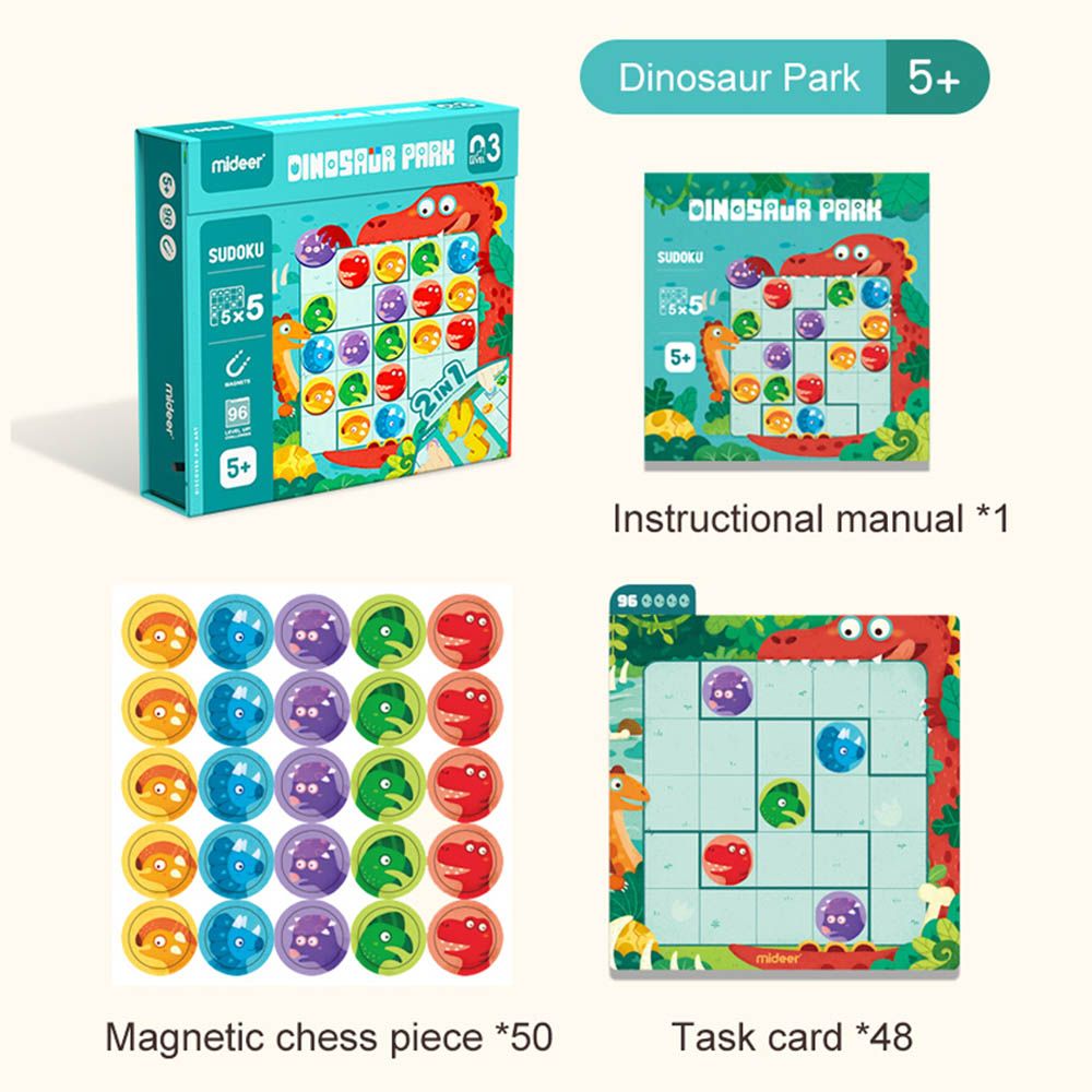 Mideer - Dinosaur Park Sudoku Game