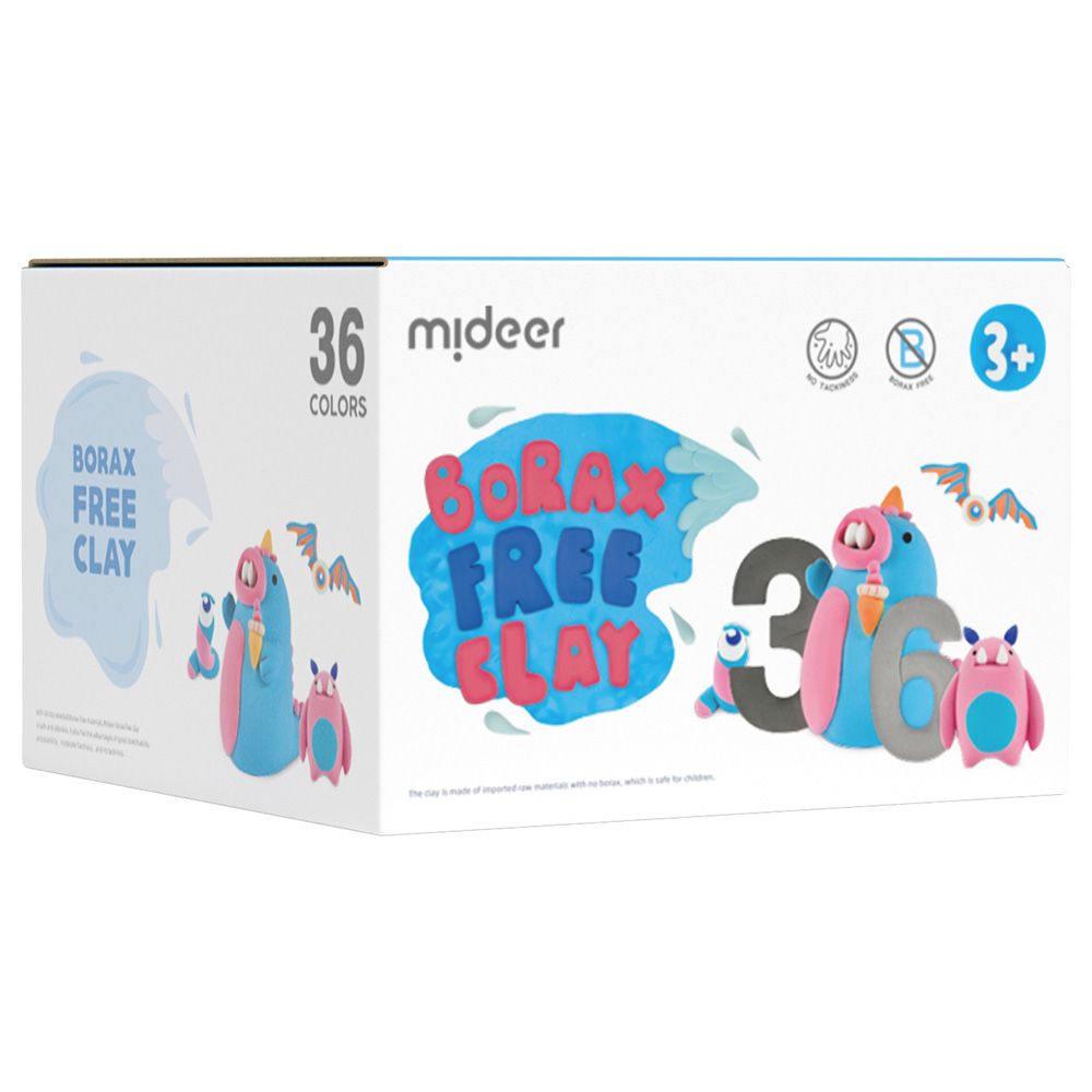 Mideer - Borax Free Modelling Clay - 36 Colors