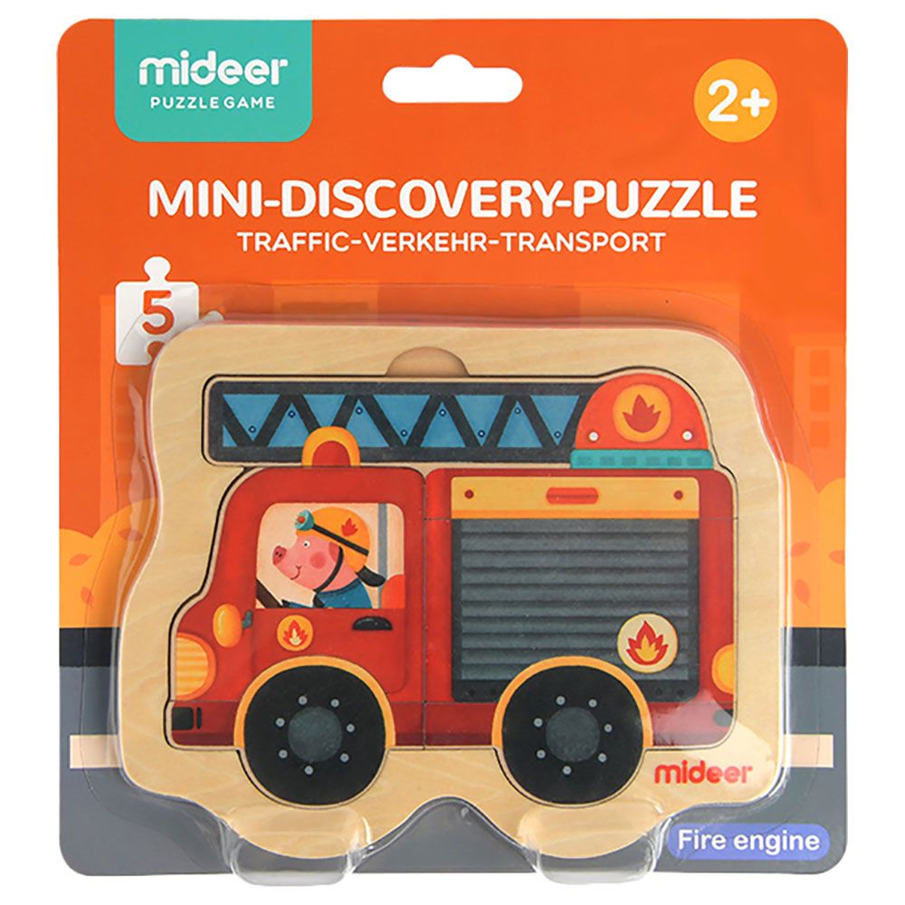 MiDeer - Mini Discovery Puzzle - Fire Truck