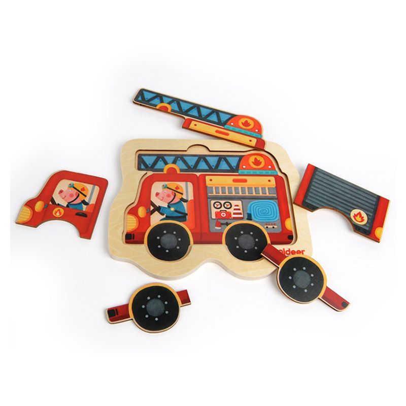 MiDeer - Mini Discovery Puzzle - Fire Truck