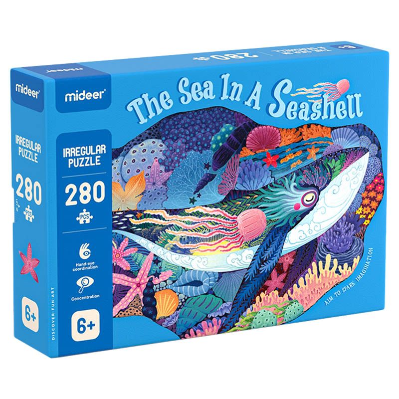 Mideer - The Sea In A Seashell Puzzle - 280pcs