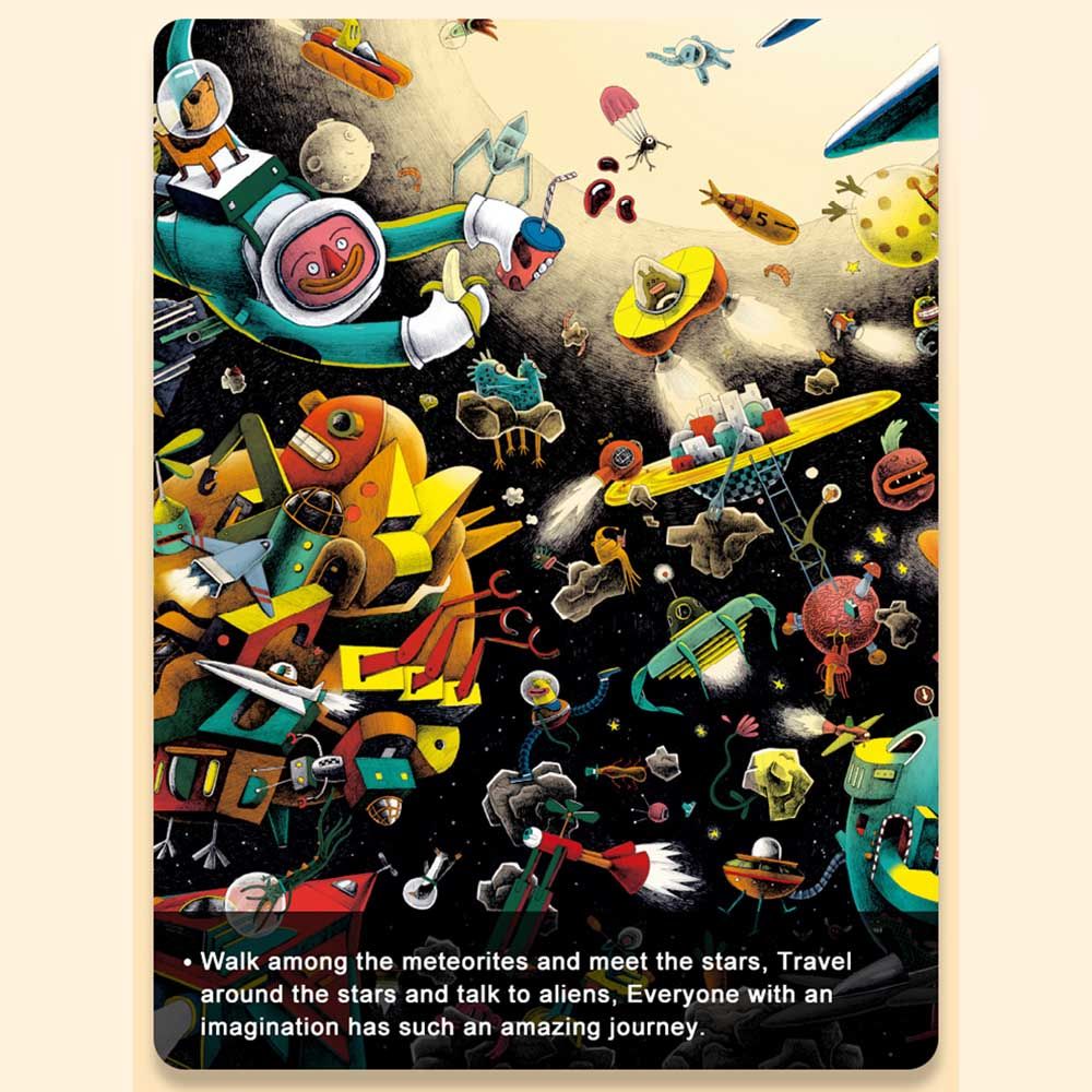 Mideer - Interstellar Travel Jigsaw Puzzle - 1000 pcs