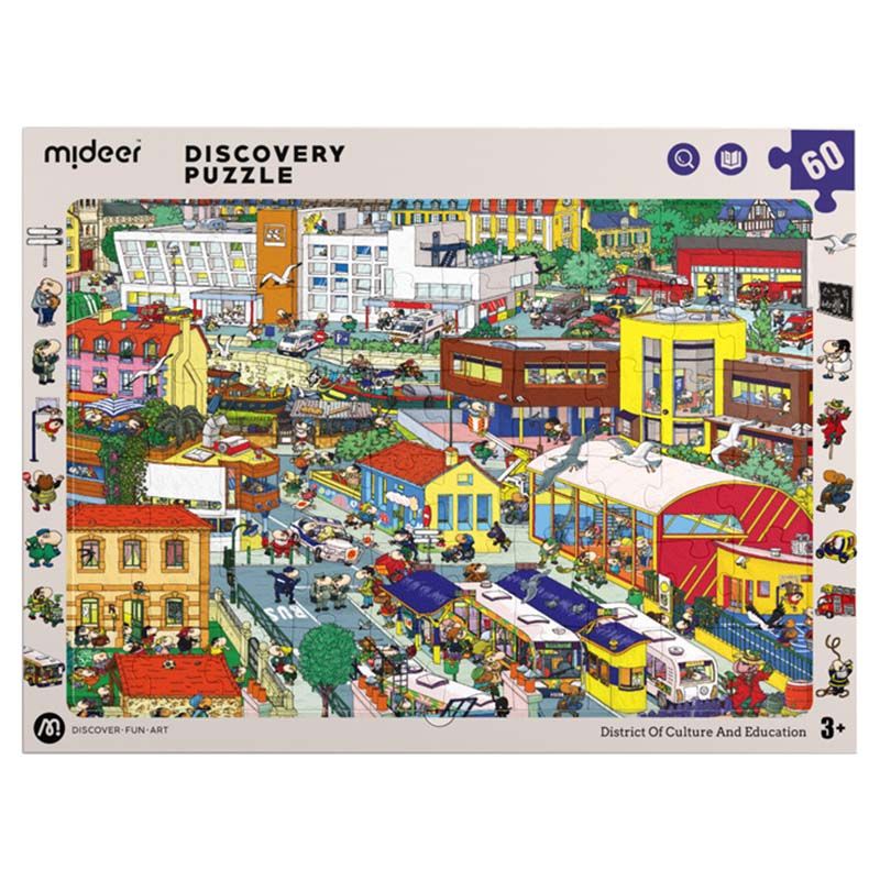 Mideer - Discovery Puzzle - Big City - 60 pcs