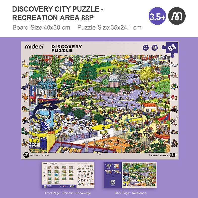 Mideer - Observation Puzzle - Big City - 88pcs