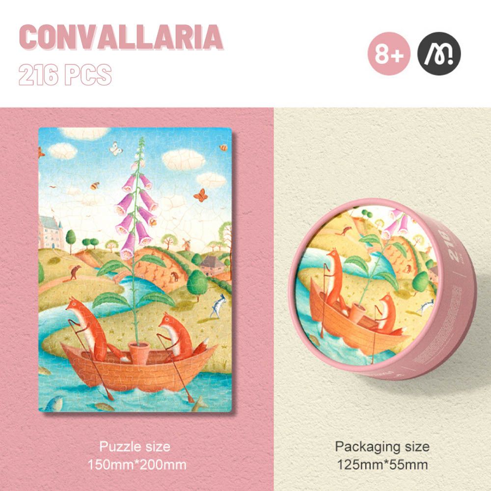 Mideer - Convallaria Pocket Puzzle Series - 216pcs