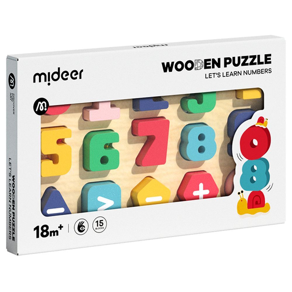 Mideer - Wooden Number Board