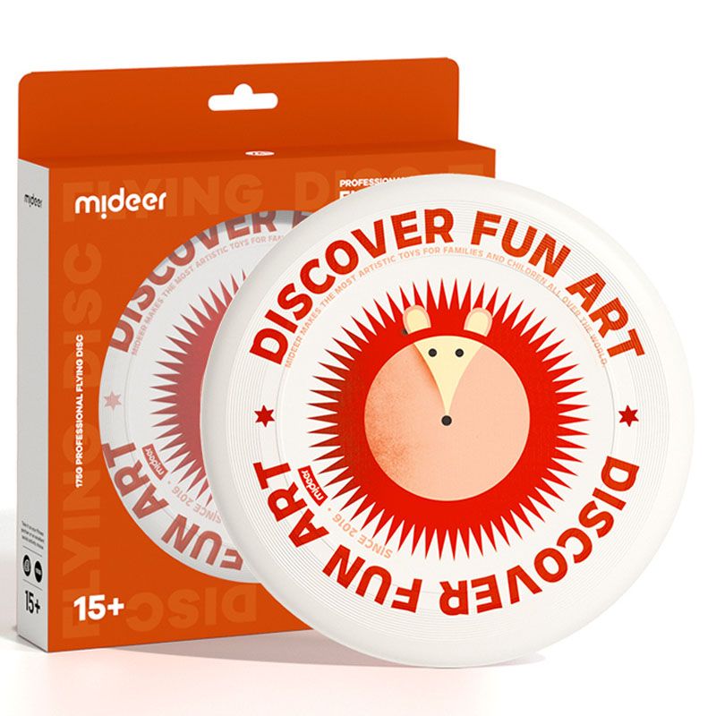 Mideer - Pro Frisbee - Hedgehog - 27.3cm - Red