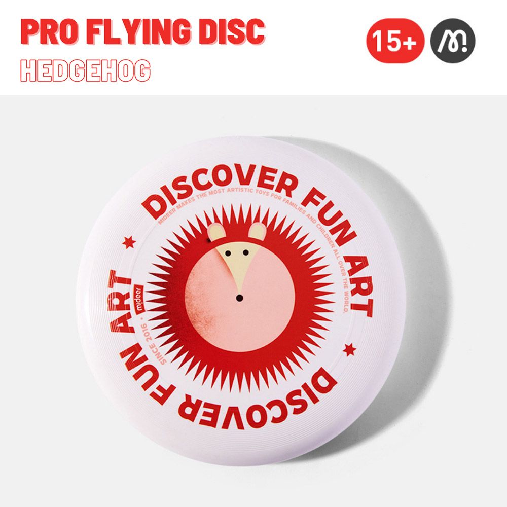 Mideer - Pro Frisbee - Hedgehog - 27.3cm - Red