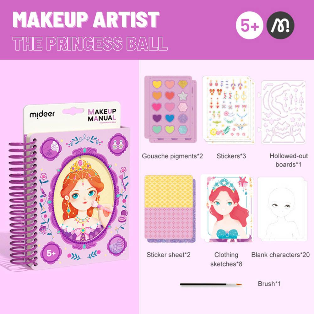 Mideer - Makeup Artist DIY Kit - Princess Ball