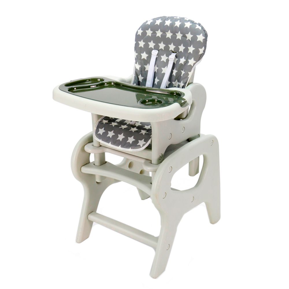 ASALVO - High Chair Convertible 2-in-1 - Stars Grey