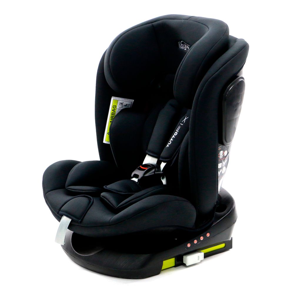 ASALVO - Tutto Fix Car Seat 360 Isofix G0+/1/2/3 - Black