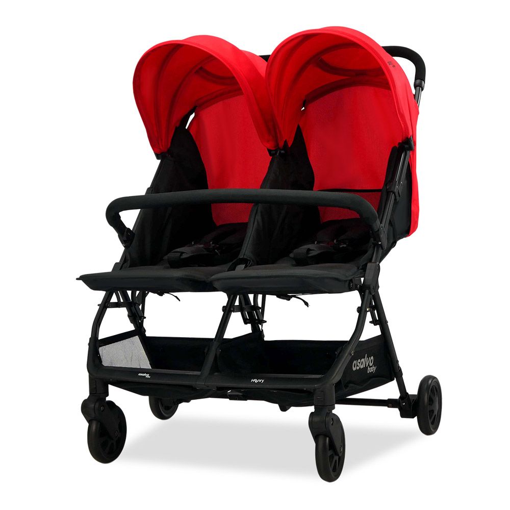 Asalvo - Double Stroller Ultralight - Henry - Red