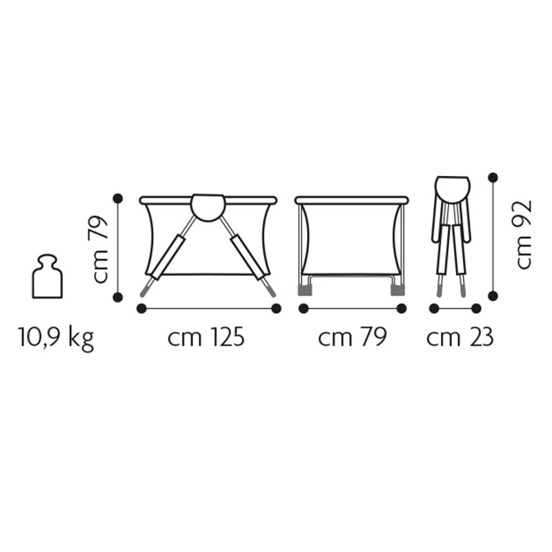 Brevi - Soft & Play - 4 in 1 Playpen - Sweet Life