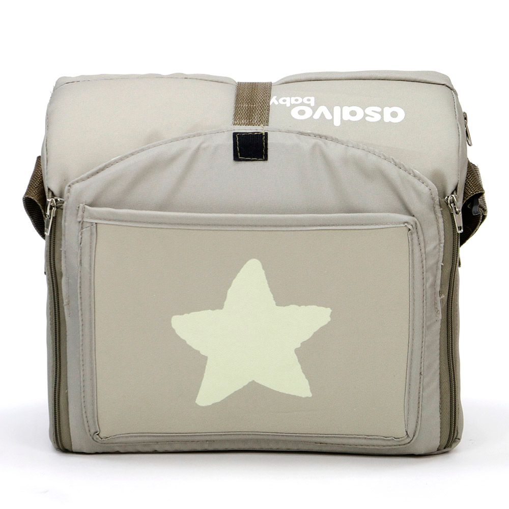 Asalvo - Go Anywhere Booster Seat - Star Beige