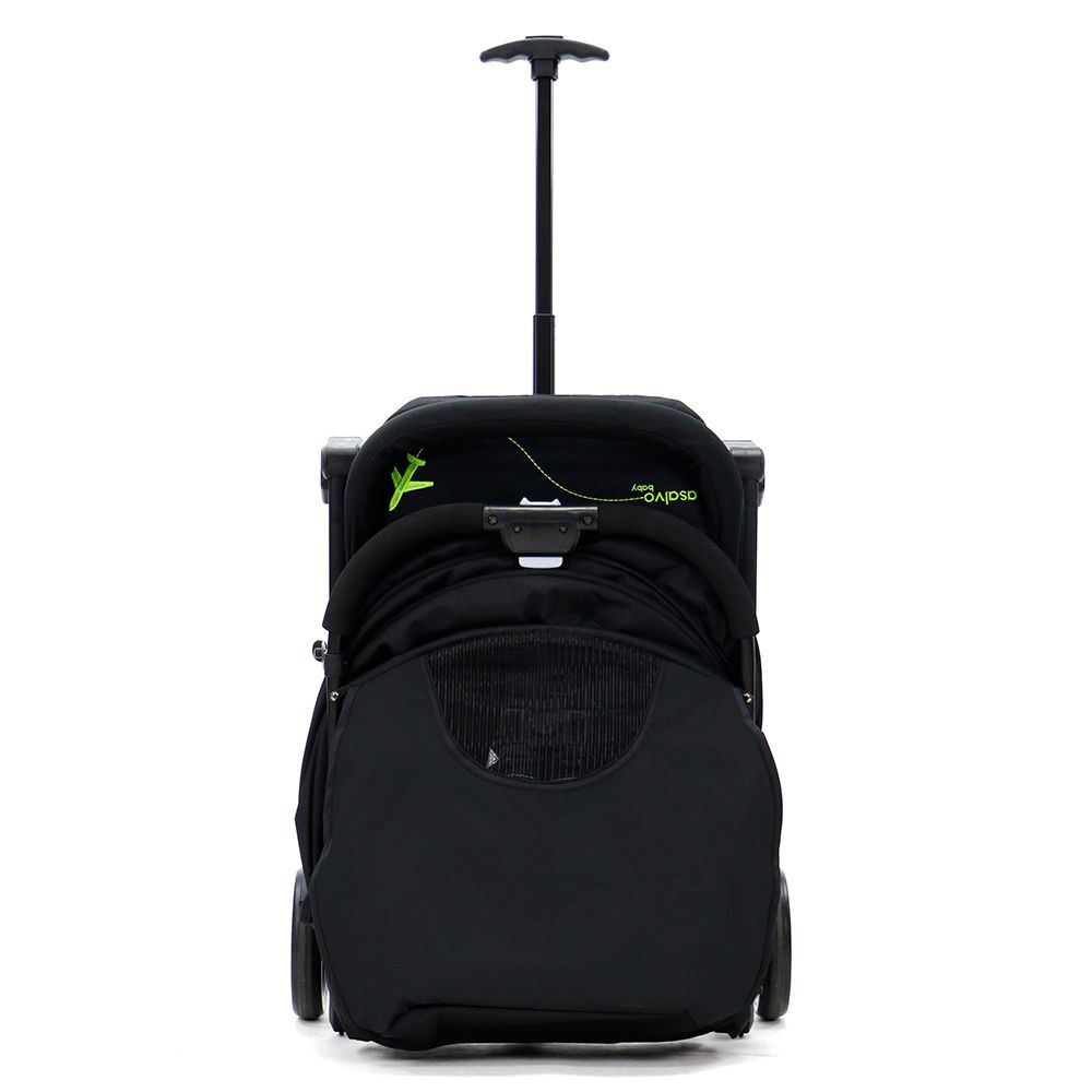 Asalvo - Travel+ Stroller - Black Green