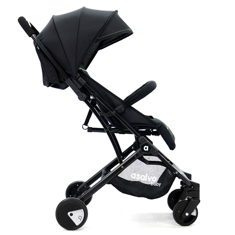 Asalvo - Travel+ Stroller - Black Green