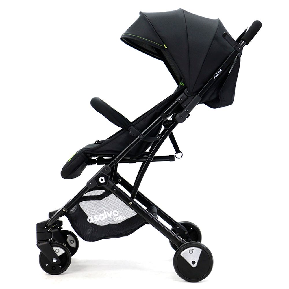 Asalvo - Travel+ Stroller - Black Green