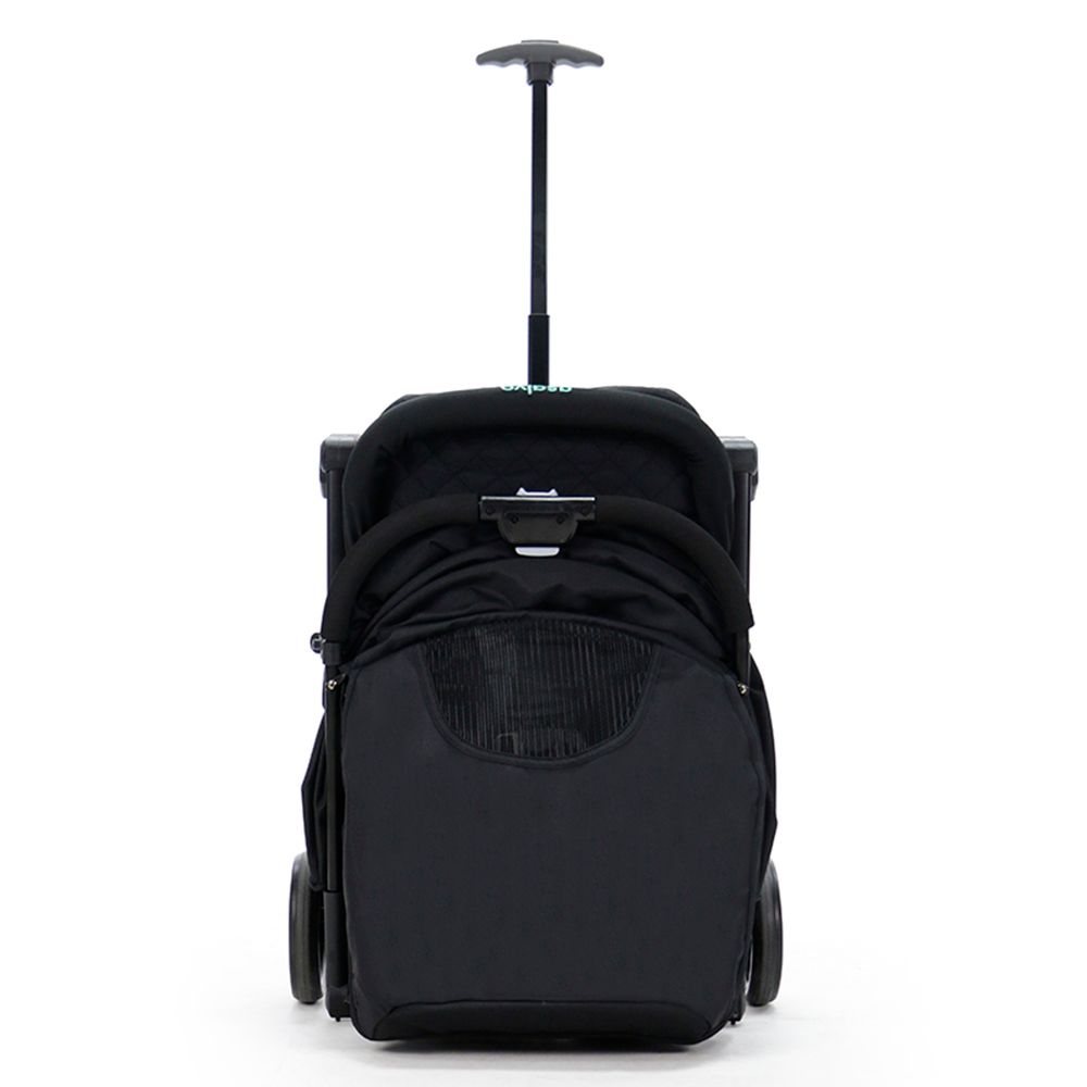 Asalvo - Travel+ Stroller - Black Aqua