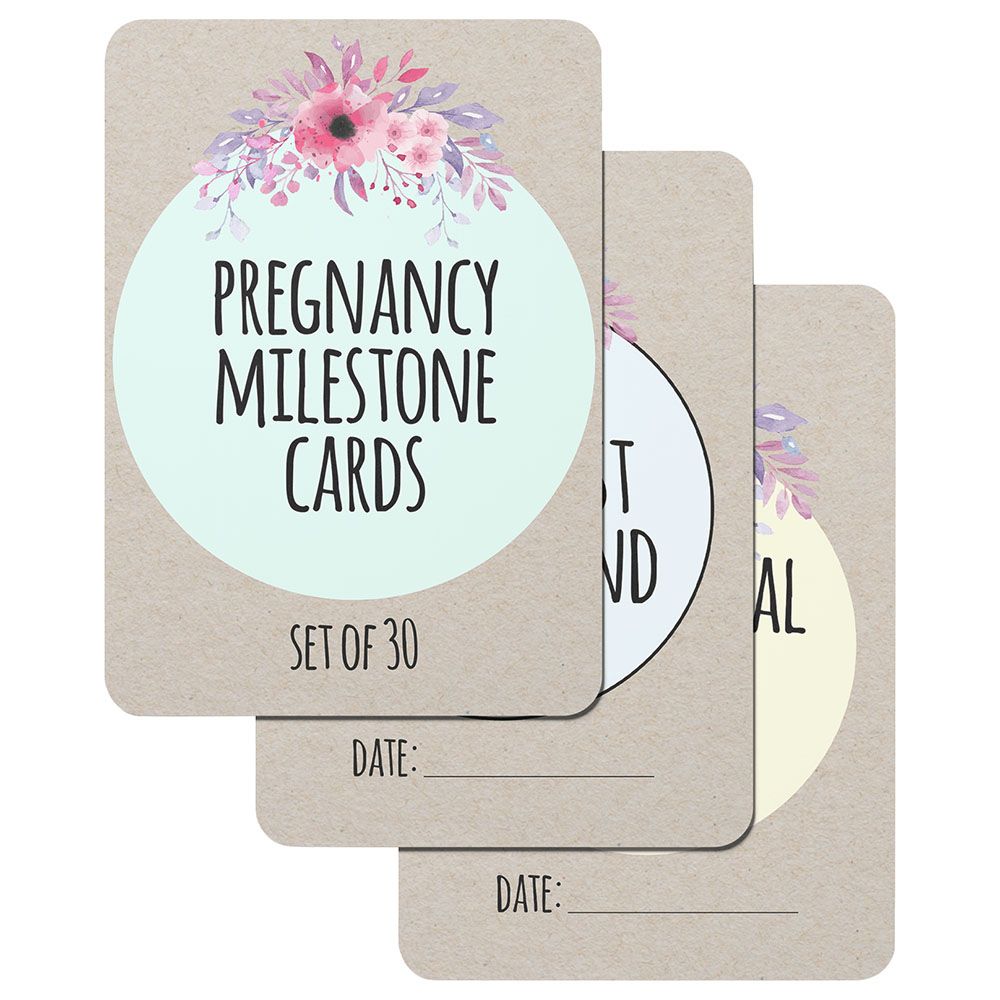 Twinkle And Giraffe - Kraft Pregnancy Milestone Cards 30C