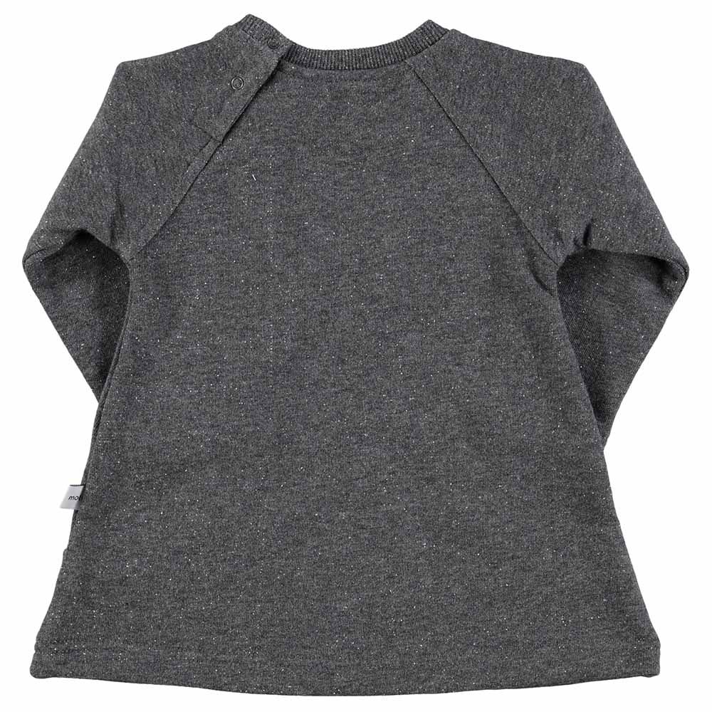 Molo - Cari Dress Long Sleeves - Dark Grey Melange