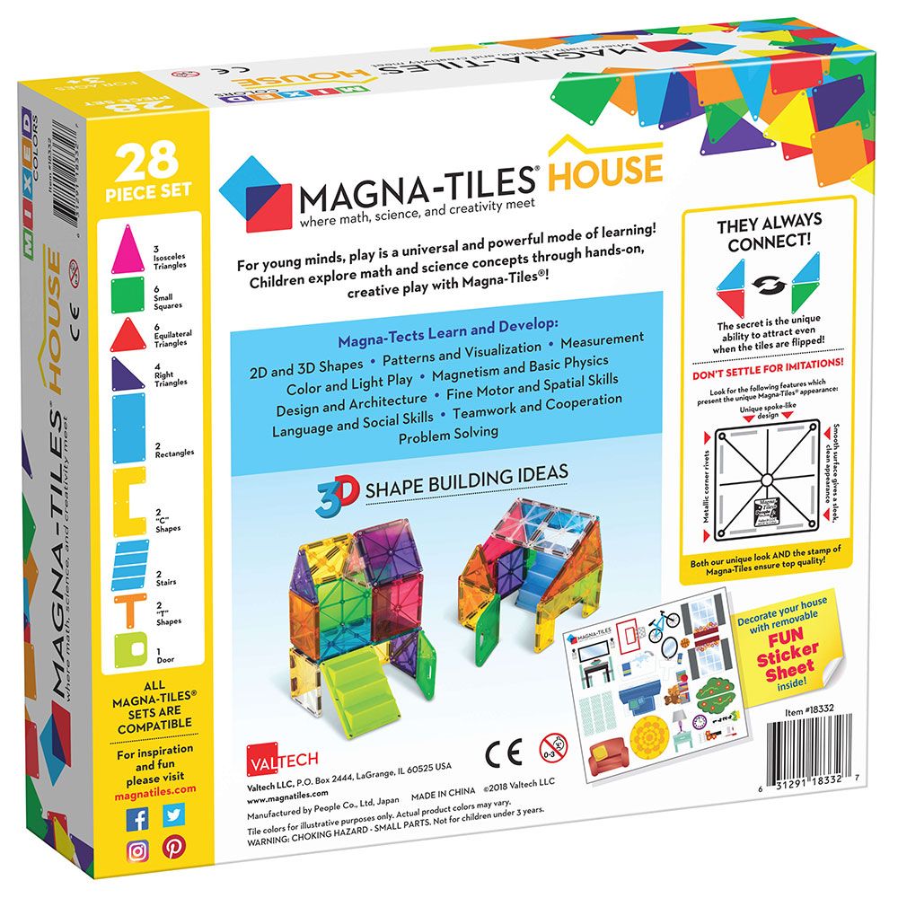 MAGNA-TILES - House 28-Piece Set