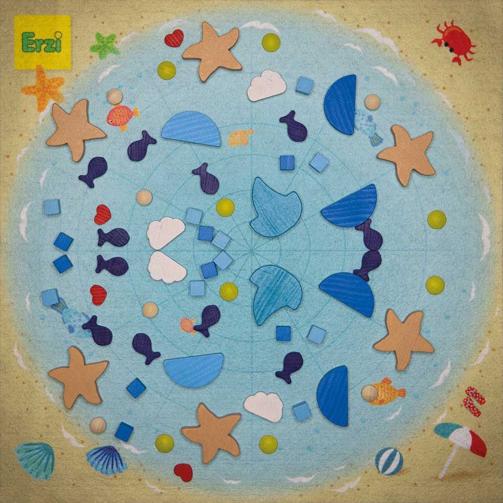 Erzi - Wooden Mandalay Ocean Toys