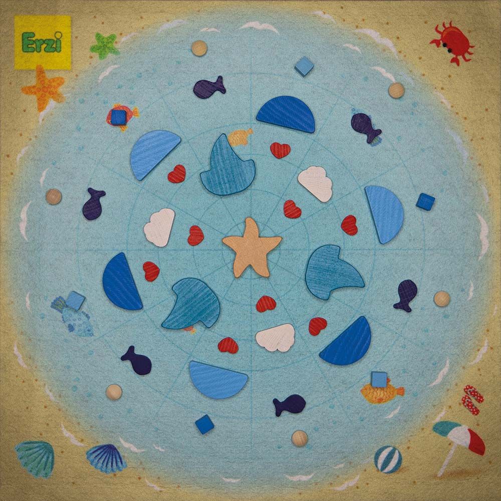 Erzi - Wooden Mandalay Ocean Toys