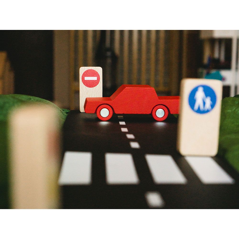 WaytoPlay - Traffic Signs Road Blocks Set - 8pcs