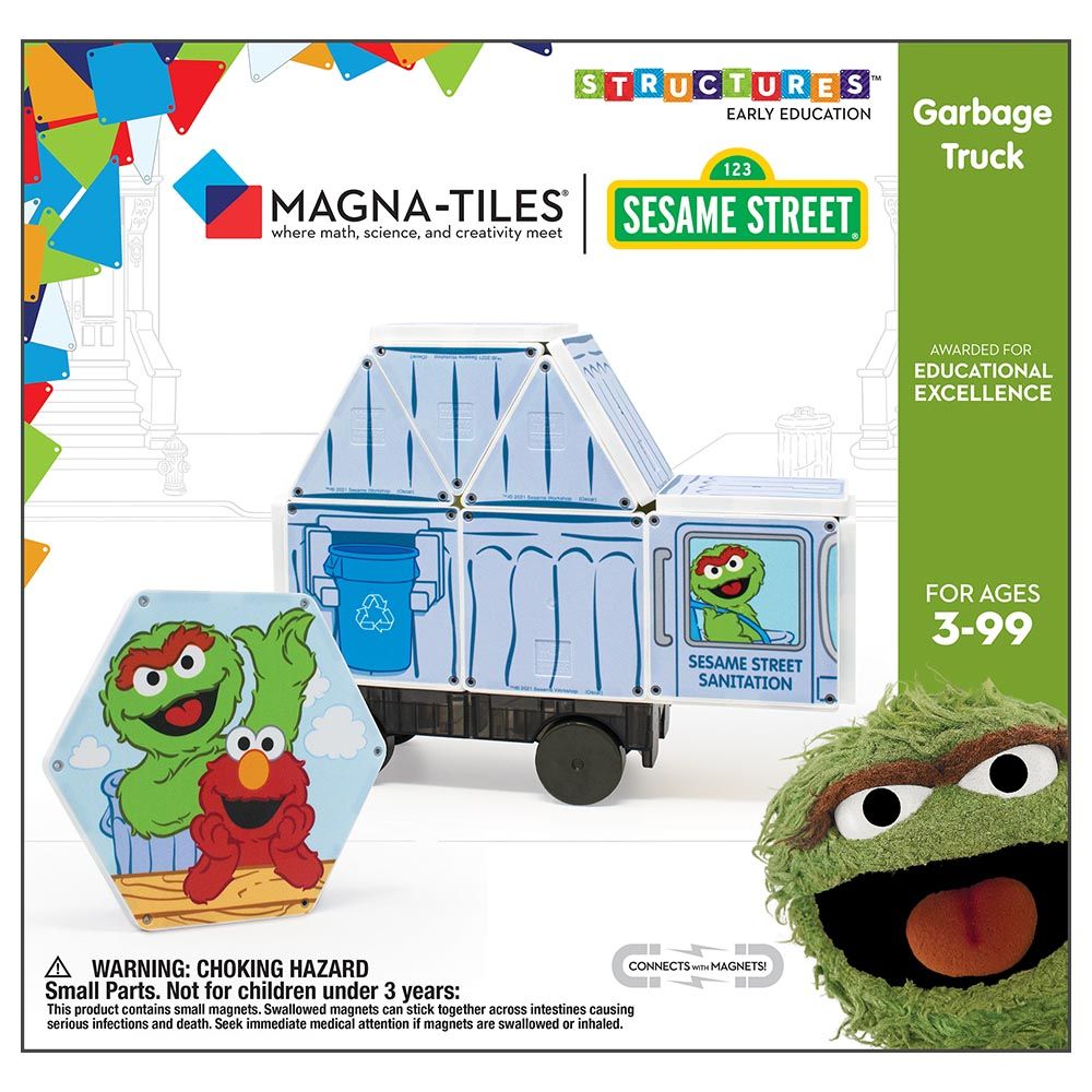 MAGNA-TILES - Structures Garbage Truck