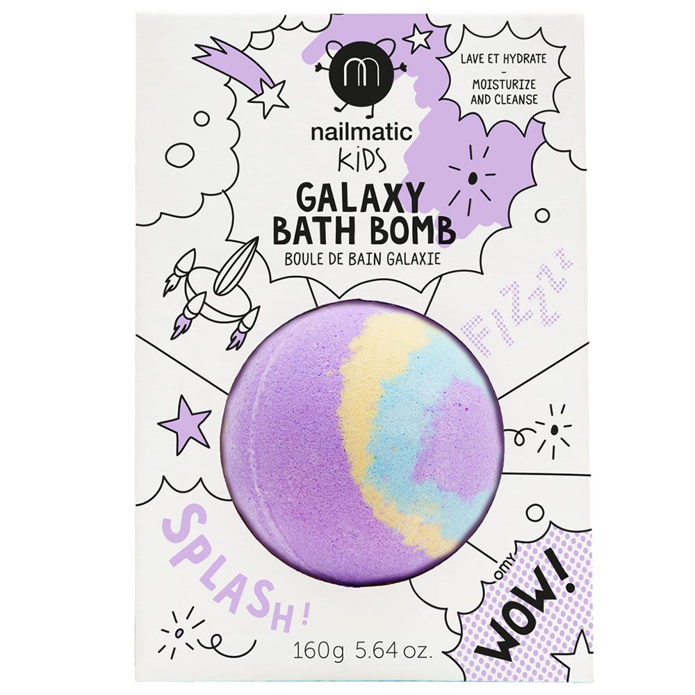 Nailmatic Kids - Bath Bomb With Pack - Violet