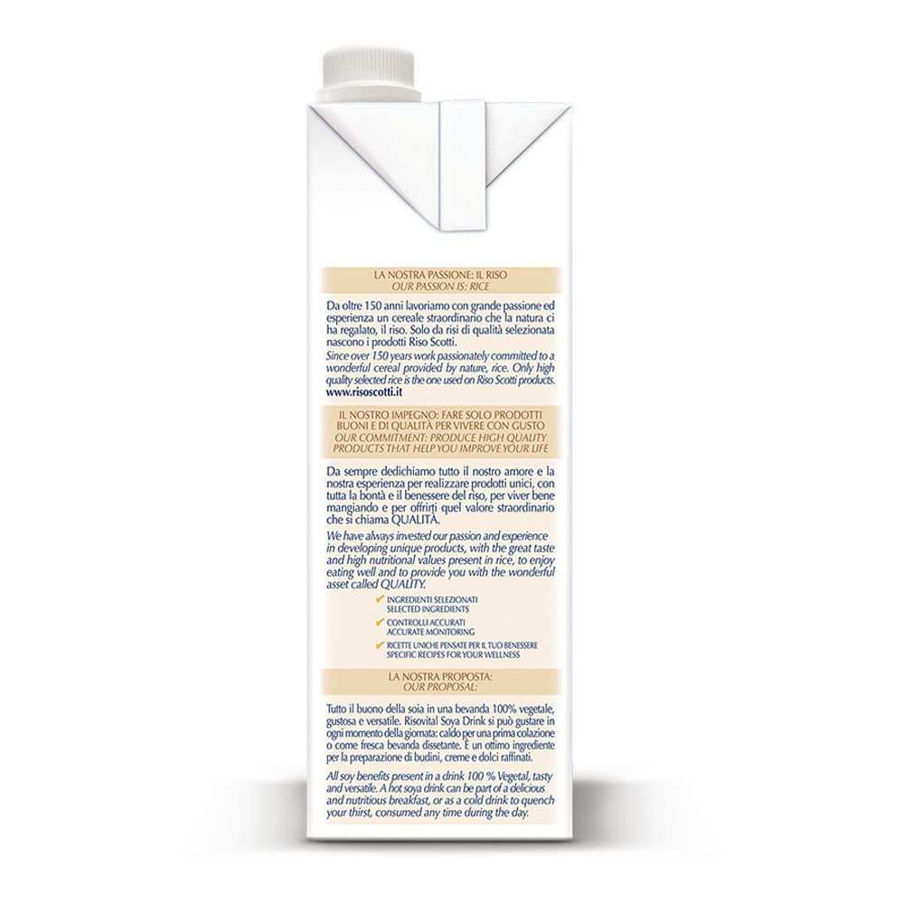 Riso Scotti - Riso Vital Soya Milk 1L 