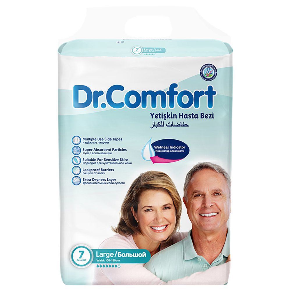 Dr Comfort - Adult Diaper Large 100-150cm - 7pcs