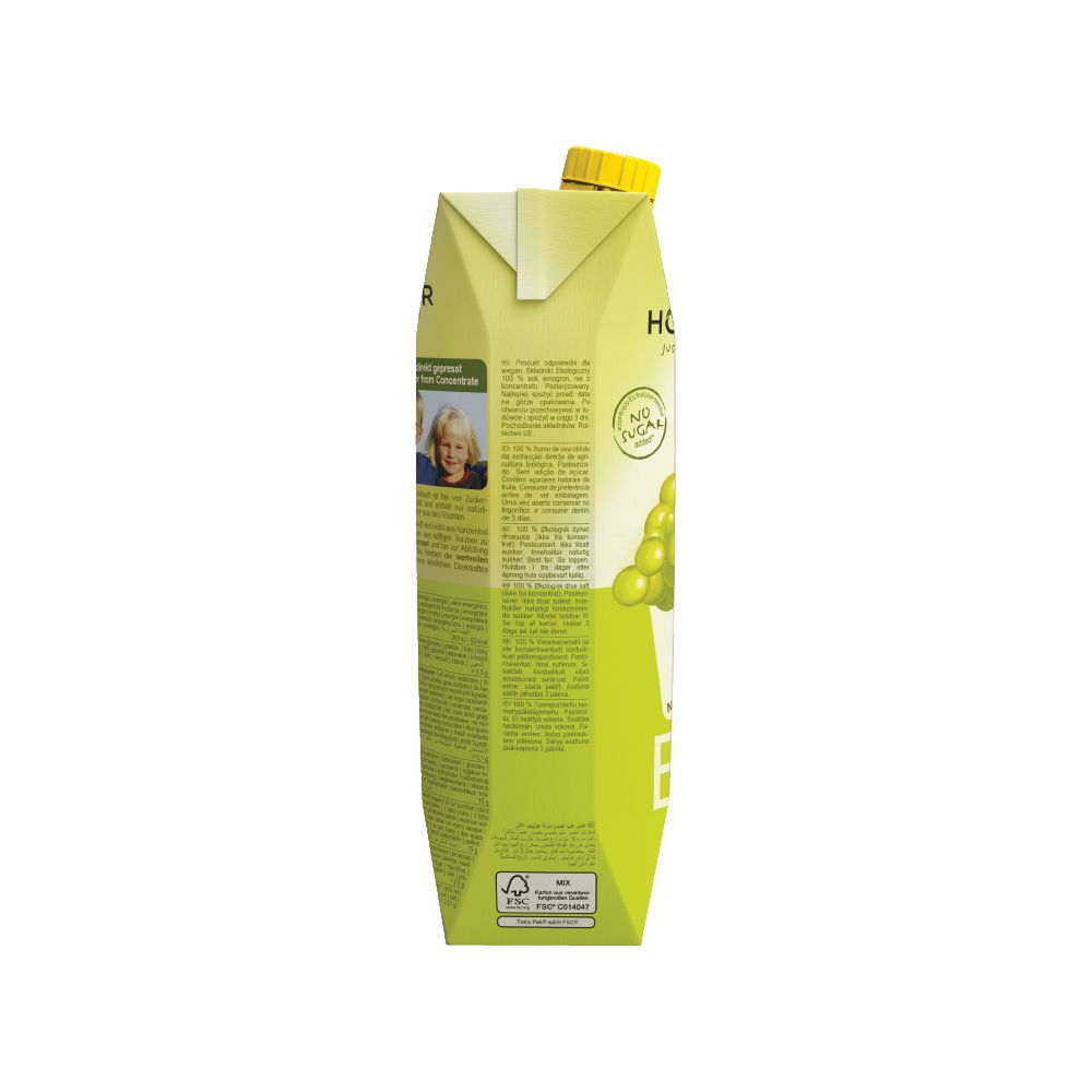 Hollinger - Organic White Grape Juice 1L