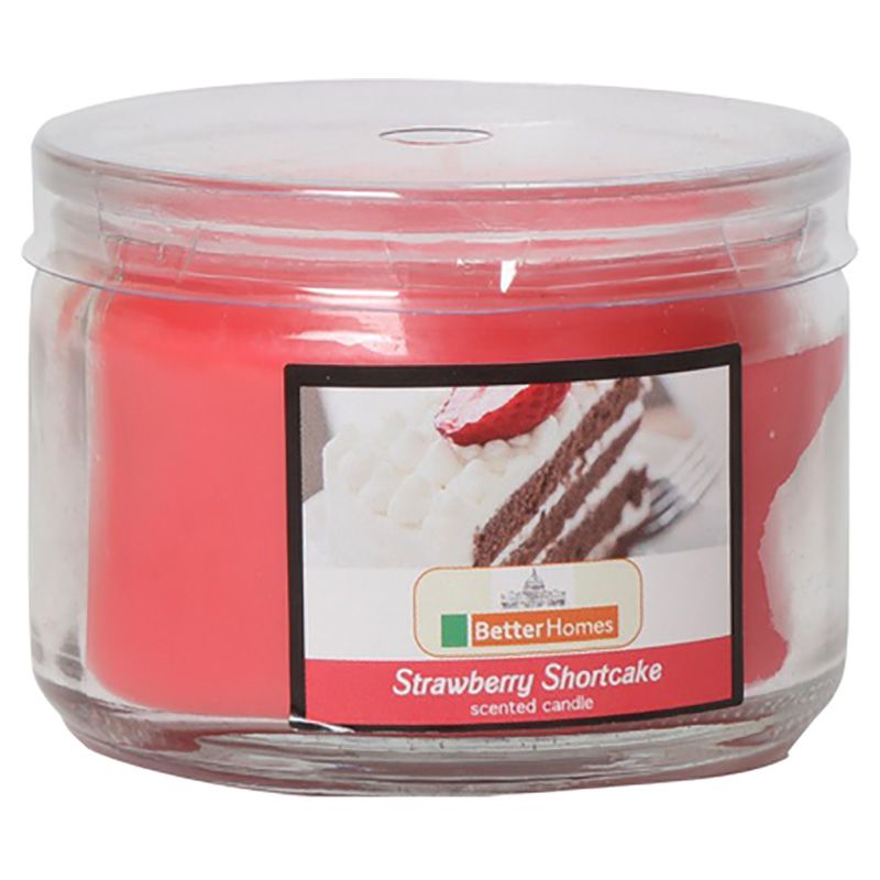 Better Homes - Strawberry Short Cake Candle 3oz - Red