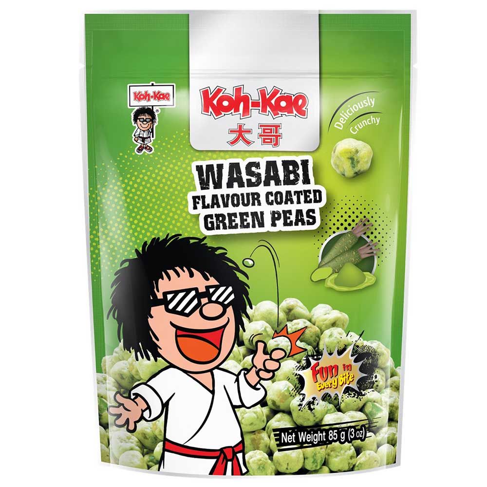 Koh-Kae - Wasabi Flavoured Coated Green Peas 85g