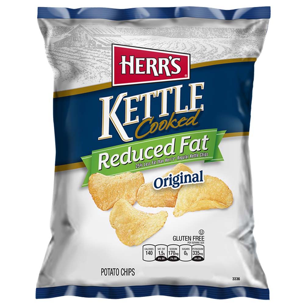 Herr's - Reduced Fat Kettle Cooked Chips 170g