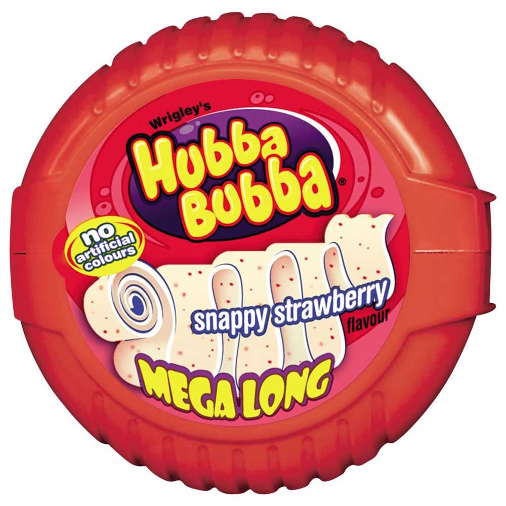 Hubba Bubba - Strawberry Mega Long Bubble Gum 56g