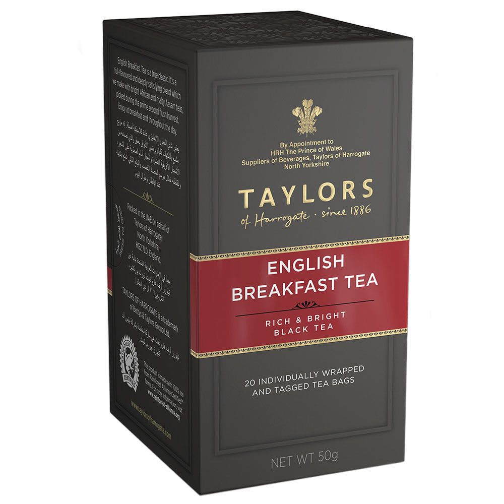 Taylors Of Harrogate - English Breakfast 20 Tea Bags