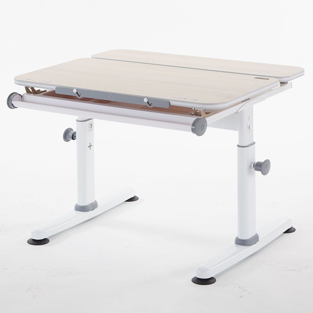 K2Y - M2+XXS Desk With Drawer - Locust/White