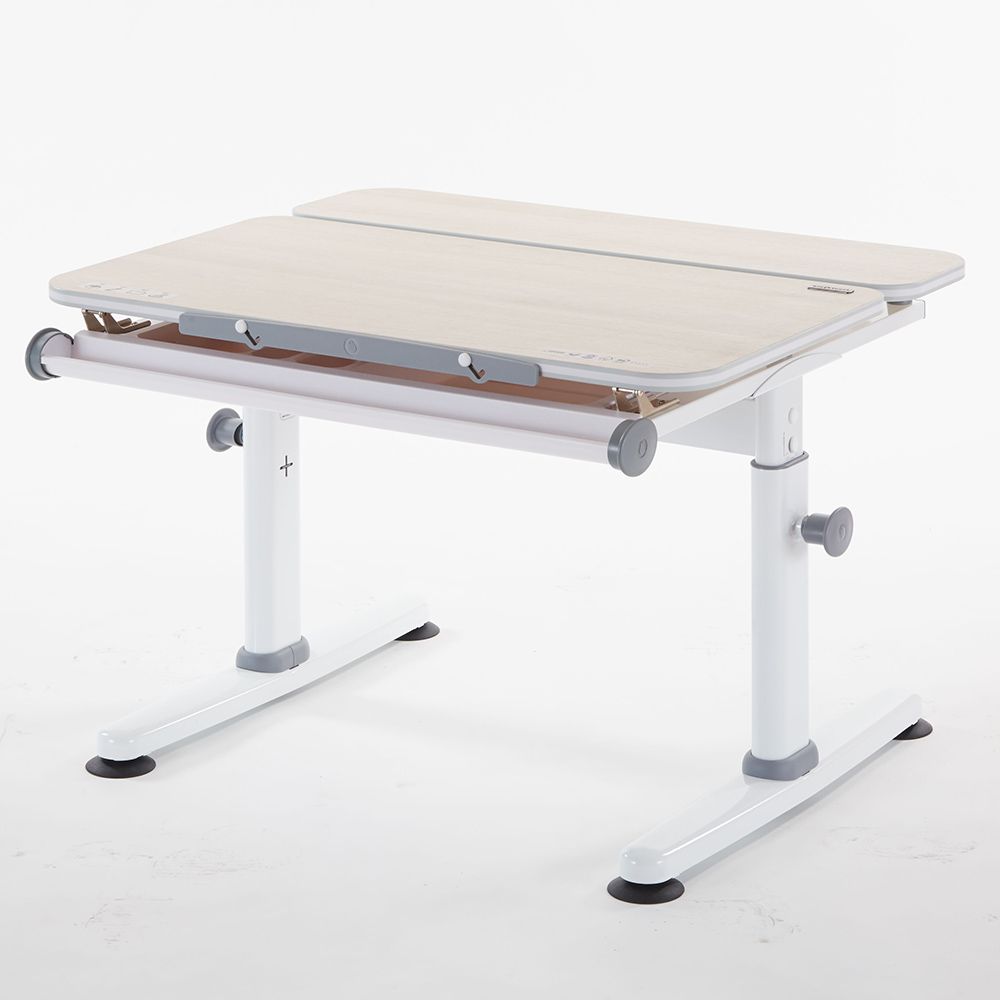 K2Y - M2+XXS Desk With Drawer - Locust/White