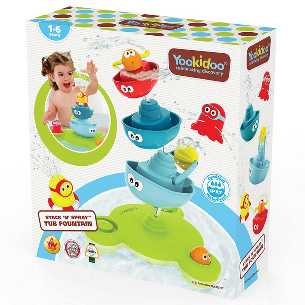 Yookidoo - Stack N Spray Tub Fountain