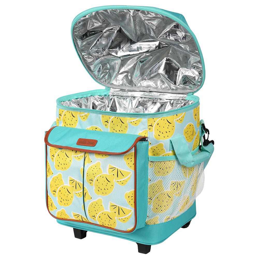 Arctic Zone - Insulated Rolling Tote - Lemonade