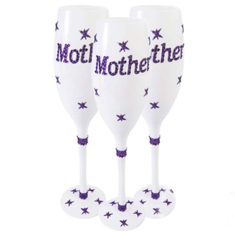 Forum - Champagne Flute Mother - White