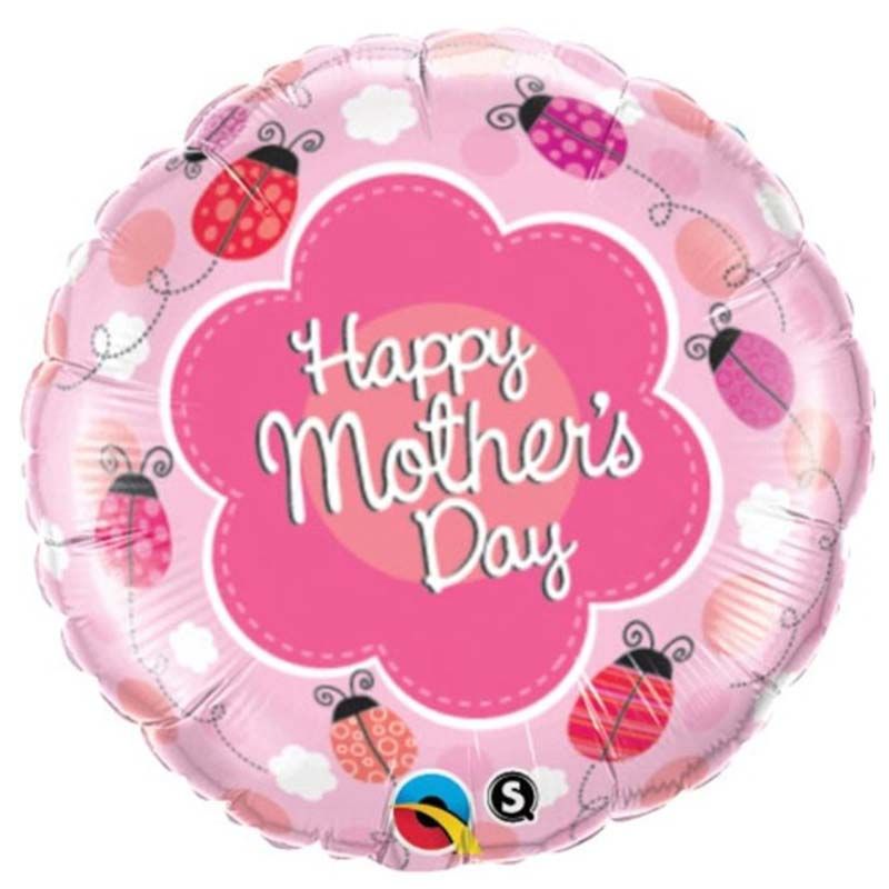 Qualatex - Mother's Day Ladybugs 18" Foil Balloon